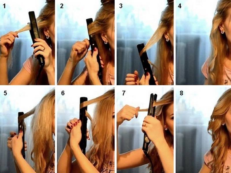 Как сделать локоны на короткие волосы утюжком или плойкой, пошаговые инструкции и видео уроки - косадопояса
