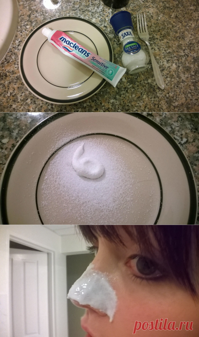 Сода и зубная паста от волос