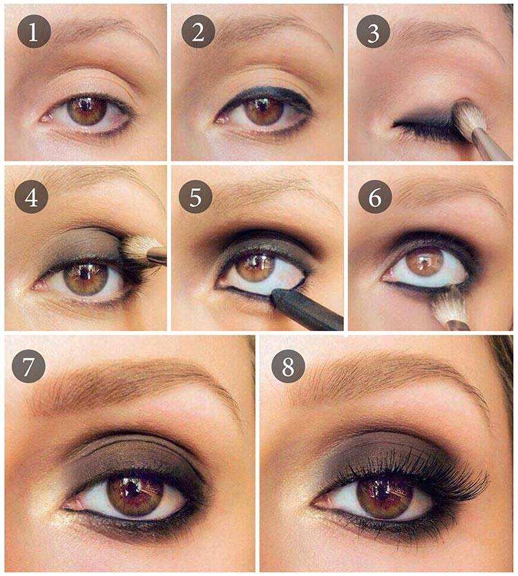 Как сделать дымчатый макияж глаз?