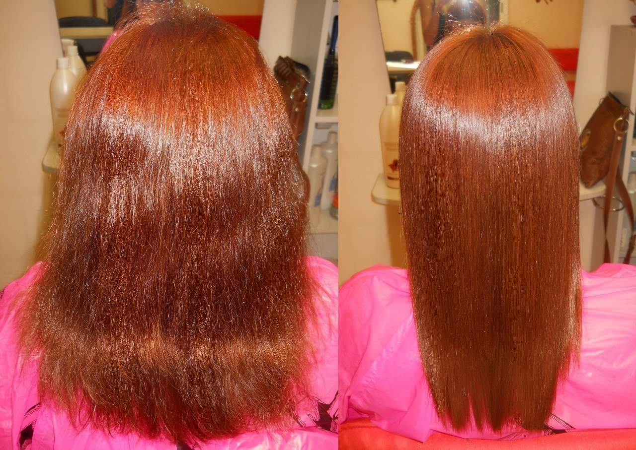 Отзывы о кератиновом выпрямлении волос (фото до и после, возможные последствия)