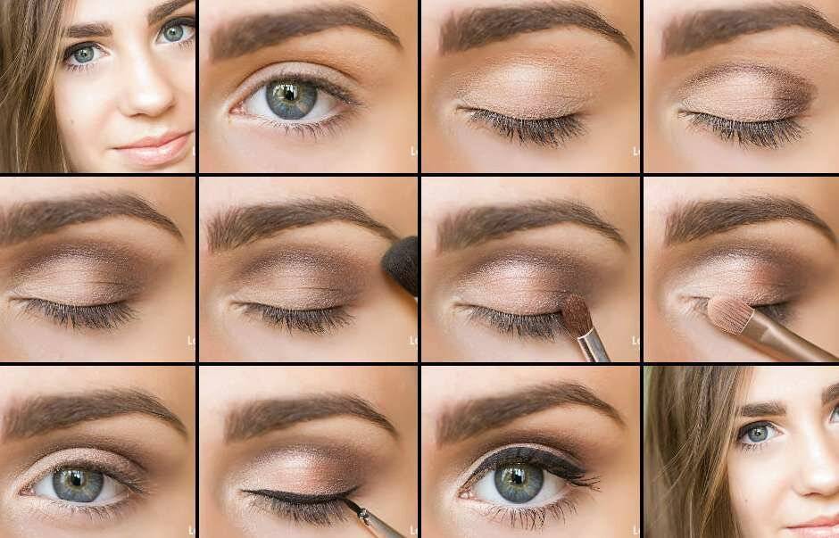 Уроки по макияжу глаз для начинающих. 7 основных техник для макияжа глаз. | школа красоты