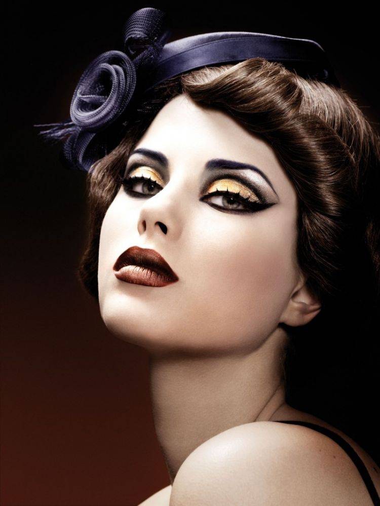 История макияжа, как красились в 1910е - 1940е