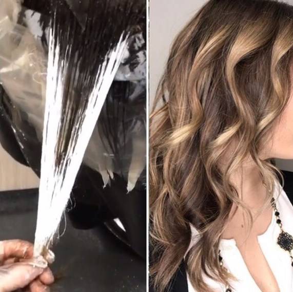 Окрашивание омбре на длинные темные волосы с фото и видео