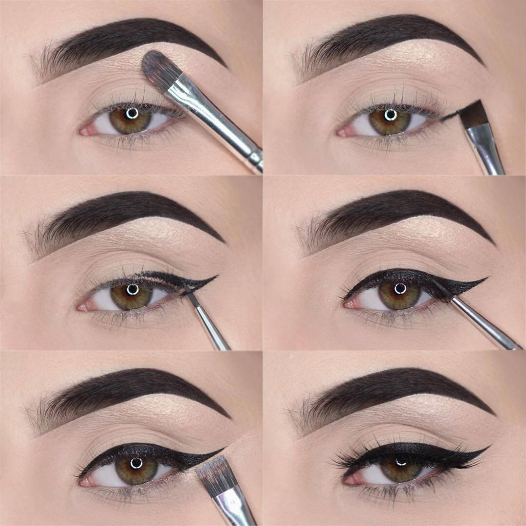 Как рисовать стрелки на глазах?