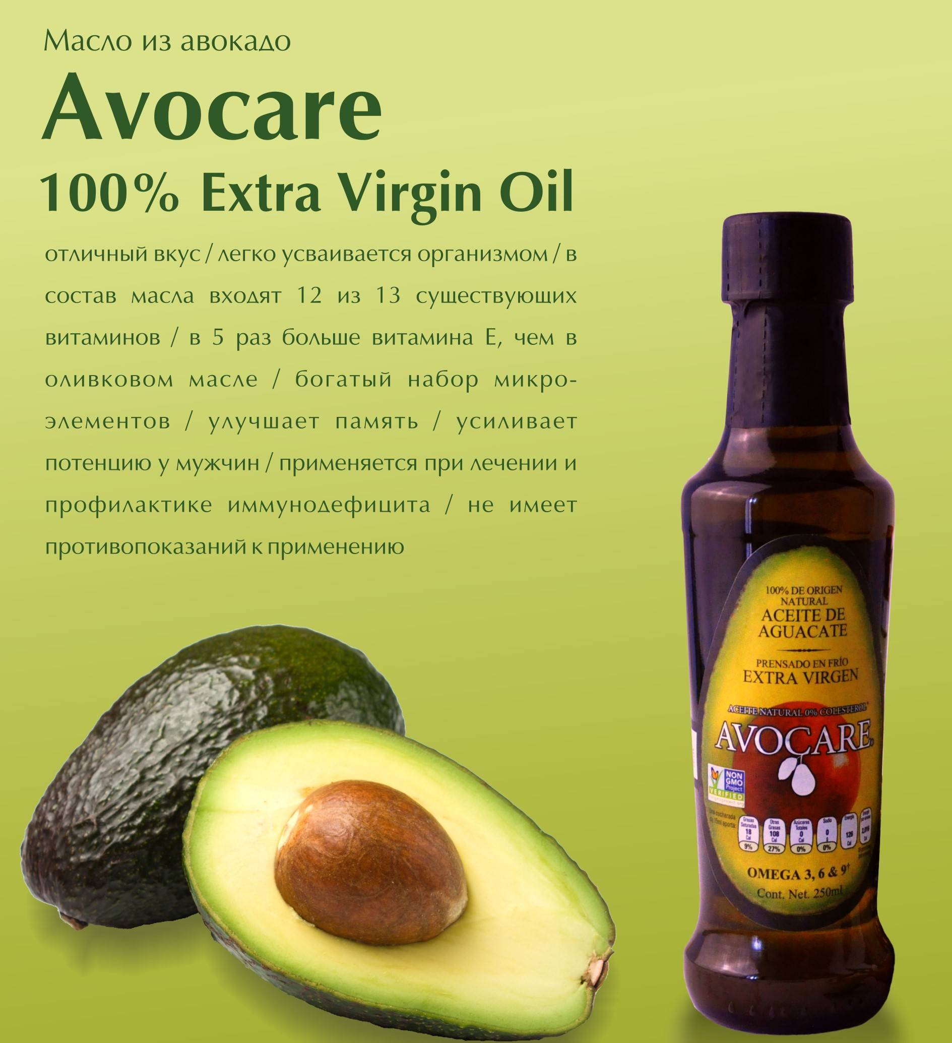 Масло авокадо для волос: свойства и применение, как использовать в масках