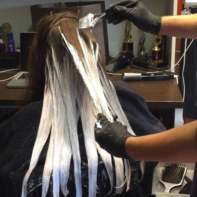 Балаяж: техника окрашивания волос (фото и видео)