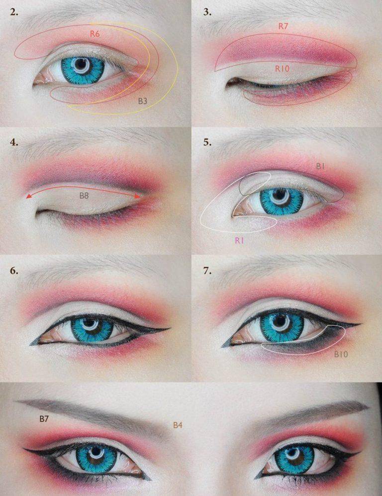 Как сделать макияж в стиле аниме пошагово