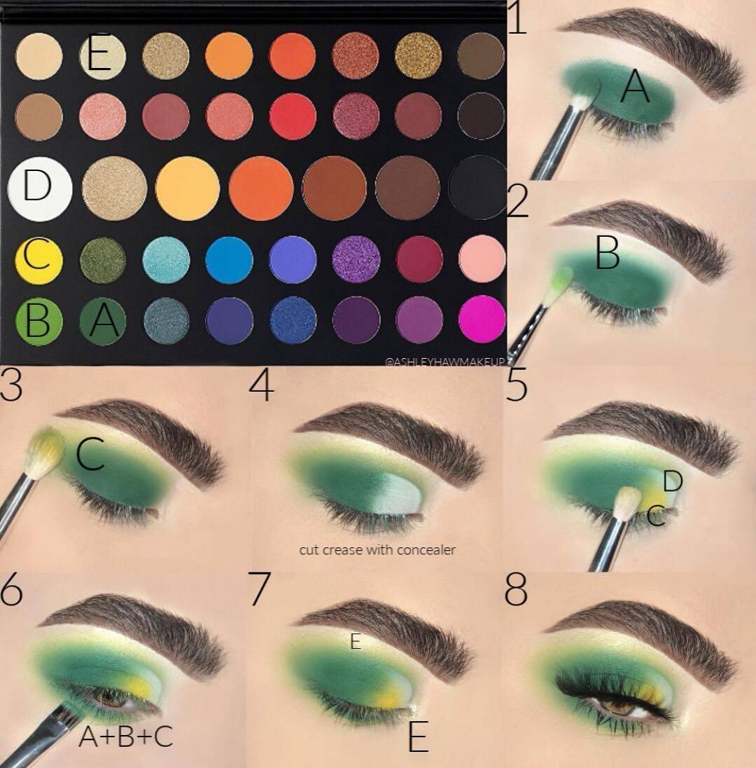 Идеальный макияж для зеленых глаз пошагово. фото+видео. цветовая палитра для зеленоглазых