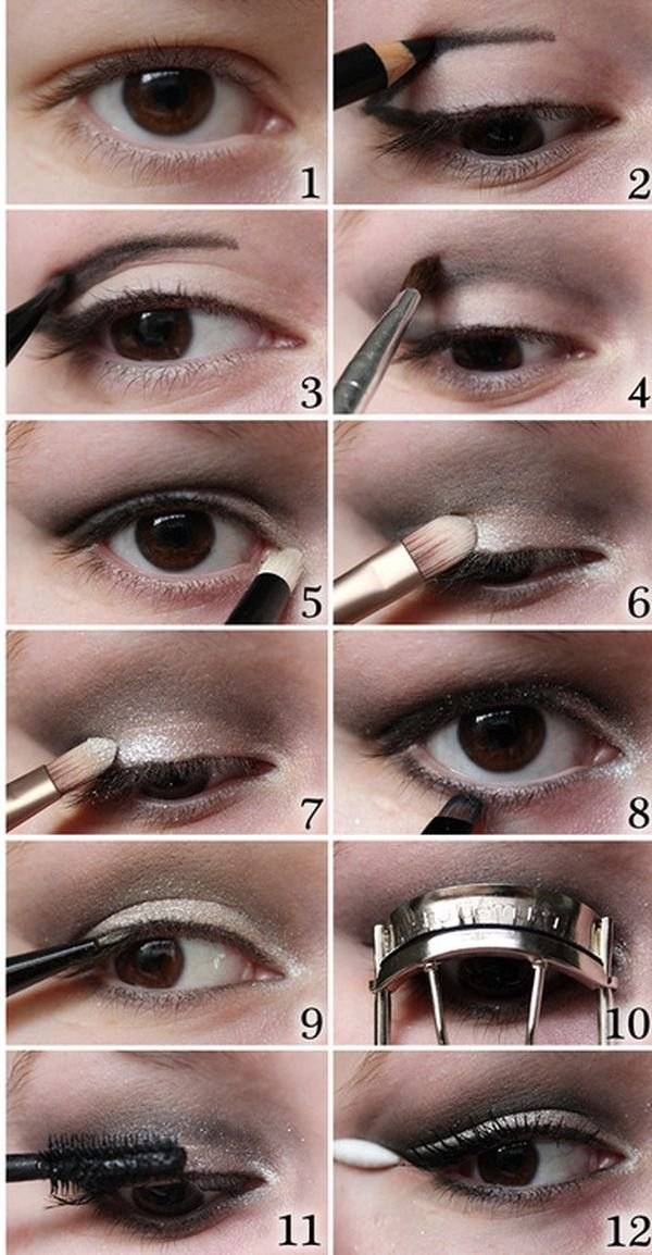 Как правильно красить глаза тенями, карандашом и тушью: советы визажиста