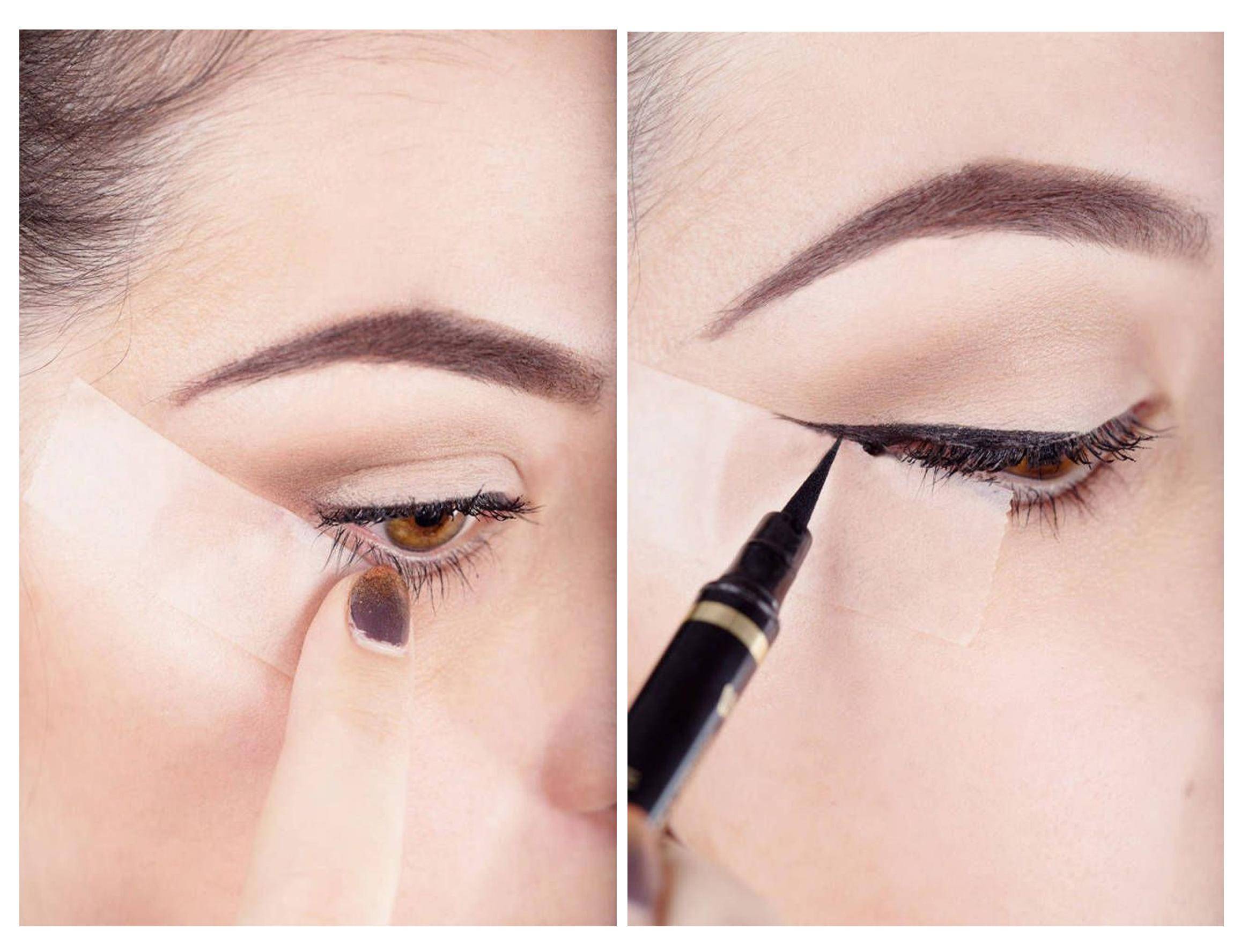 13 невероятно простых инструкций с пошаговыми фото, как сделать стрелки на глазах для начинающих