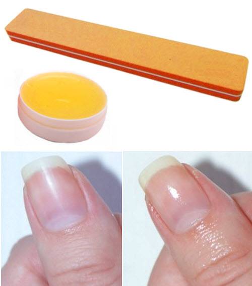 Укрепление ногтей при помощи запечатывания воска