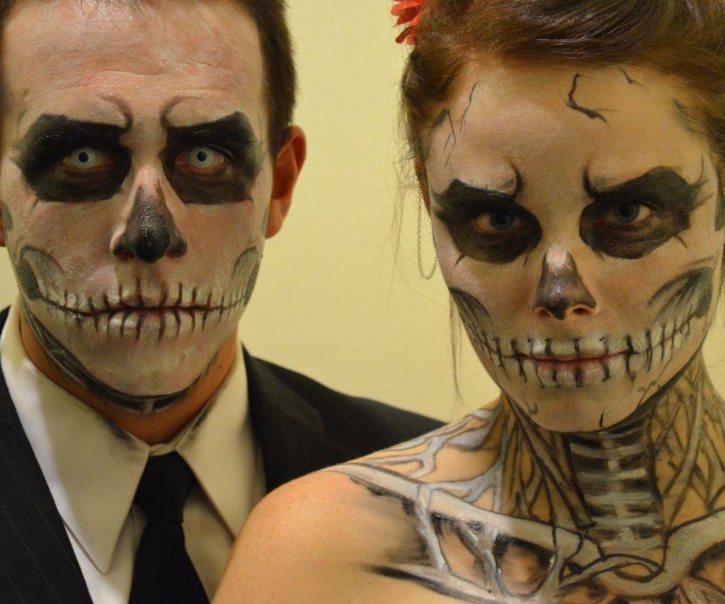 Легкий макияж на хэллоуин: несложные образы с фото
