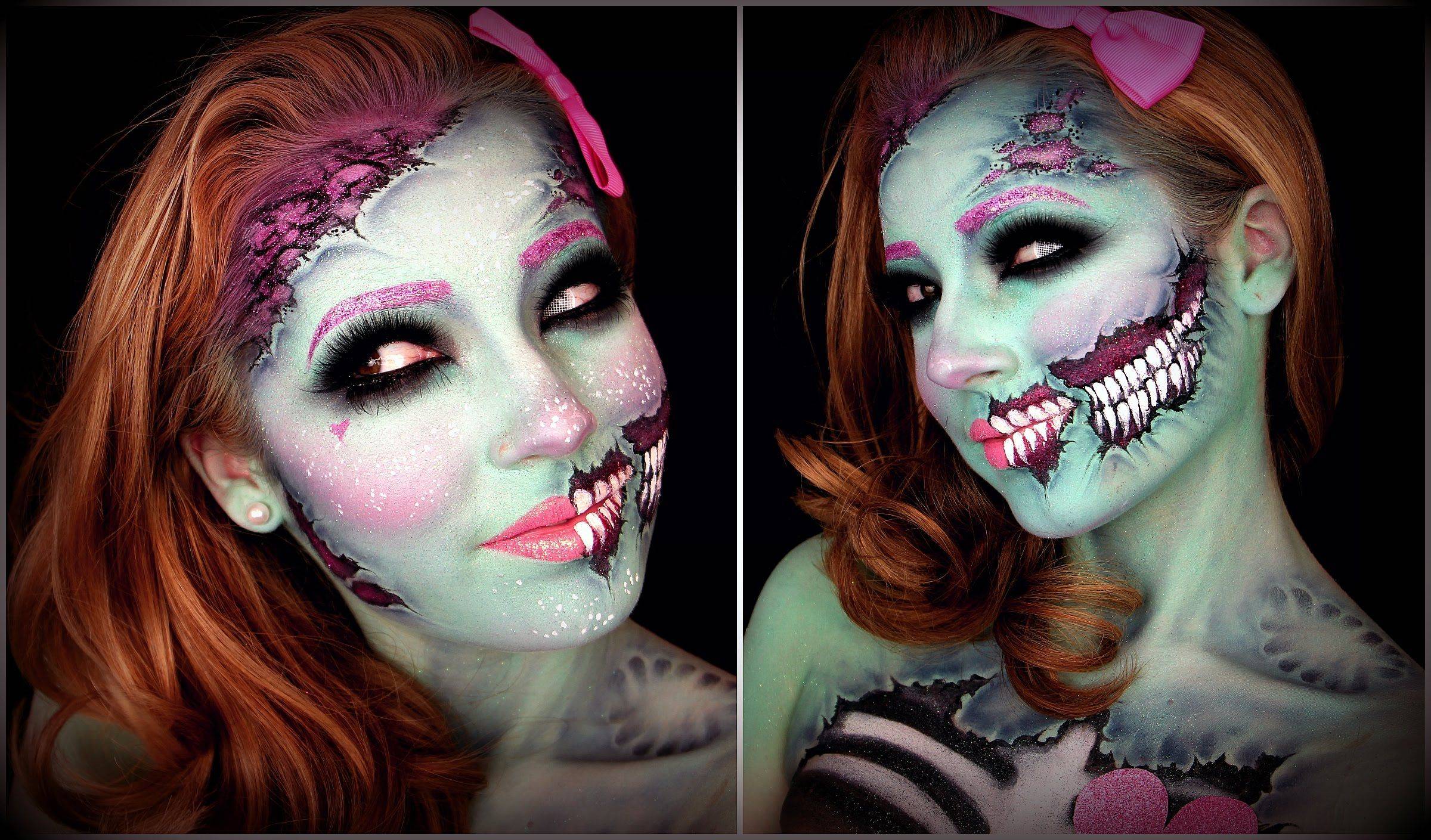 Макияж на хэллоуин для девушек, детей и девочек 7-12 лет: как сделать самый страшный макияж своими руками в домашних условиях для ведьмы, вампира, скелета, куклы