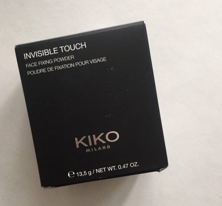 Обзор на invisible touch face fixing powder от kiko milano - аквамарин "ювелир"