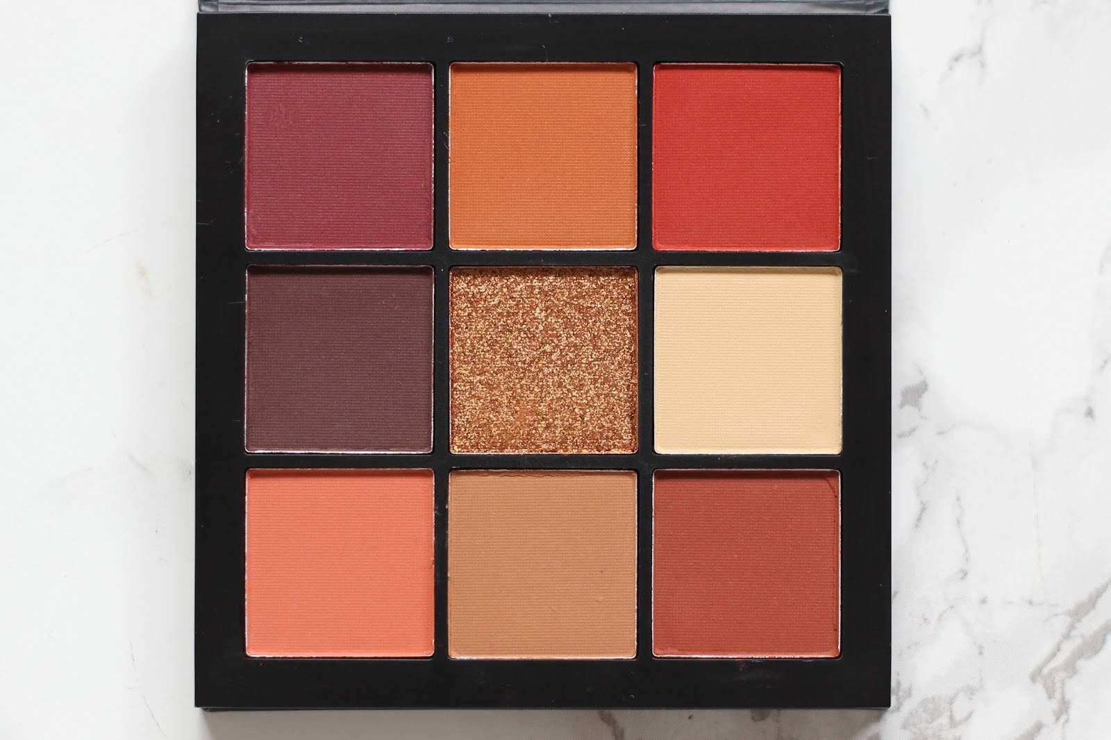 Huda beauty obsessions palette warm brown